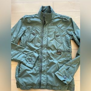 G-Star military inspired nylon jacket, women’s size Medium, gently worn.